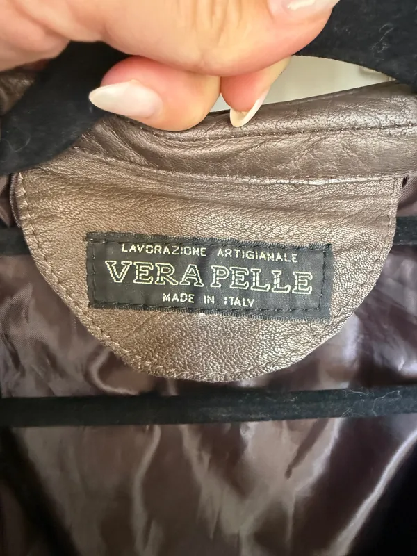 Vera Pelle Authentic Italian Leather Jacket - Image 3