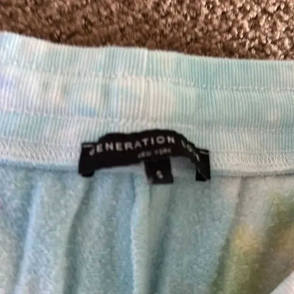 Generation Love Women’s Rainbow Tie Dye Puffy Sleeve Sweatshirt and Sweatpants - Image 8