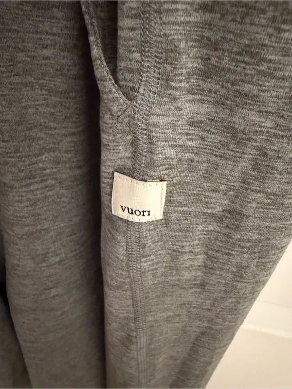 VUORI Lux Harem Jumpsuit Heather Grey Women’s Medium - Image 5