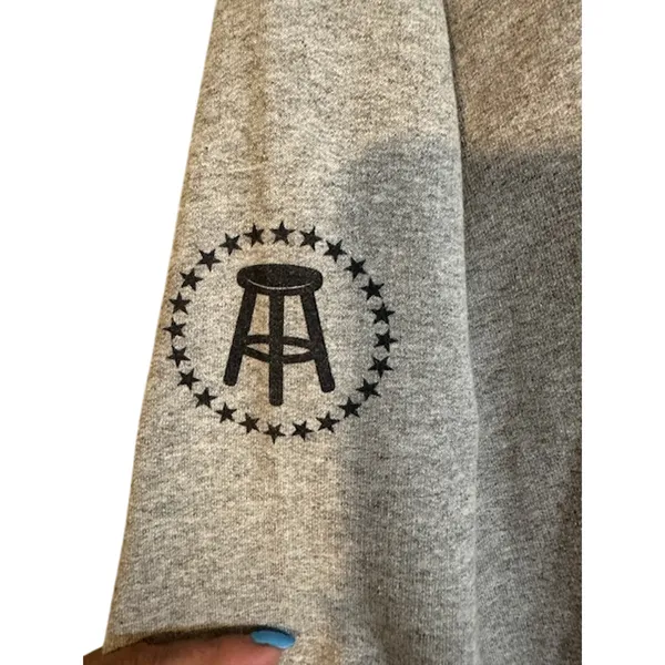 Barstool Sports Gildan Gray Saturdays Are For The Dads Hooded Sweatshirt Men Med - Image 5