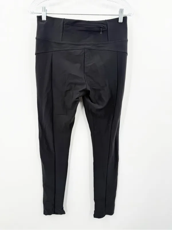 Athleta‎ Women’s Stellar Tight Zip Pocket Ankle Pants 870815 Black Size Small - Image 3