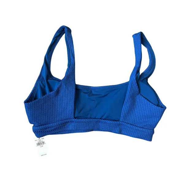NWT Aerie Blue Scoop Bikini Top - Medium - Image 2