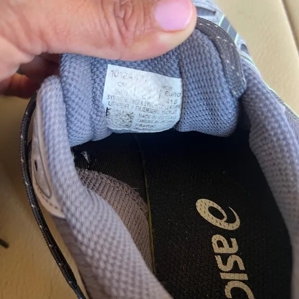 ASICS Gel-Venture 7 Womens Trail Running‎ Shoes Grey Mint 1012A477 Size 9.5 Wide - Image 5