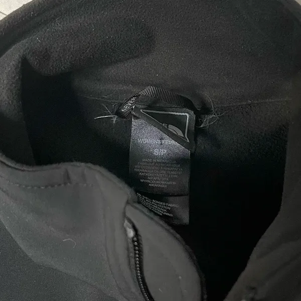 THE NORTH FACE Black Jacket Softshell Apex Barrier Full Zip Womens Size Small - Image 10