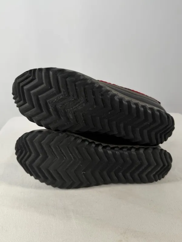 Sorel Out ‘n About Buffalo Plaid Waterproof Boots in Black Red Size 6‎ - Image 12