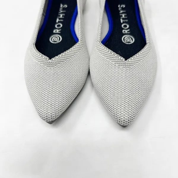 [Rothy’s] The Point Birdseye Gray Slip On Washable Ballet Flats Pointed Toe 6.5 - Image 8