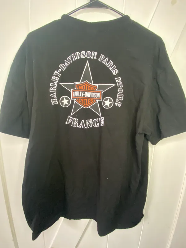 Harley Davidson Rare Vintage Paris T-shirt - Image 5