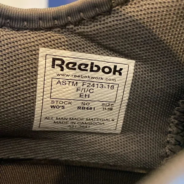 Reebok Work RB461 Flexagon 3.0 Safety Toe Athletic Work Shoe Women's Size 11.5W - Image 3