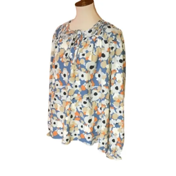 Joie Limited Edition Floral Fields Peasant Top Large NWT - Image 2