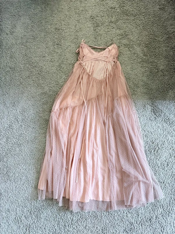 Hello Molly Dress Midi Pink Small - Image 5