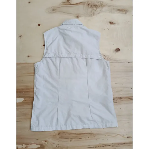 L.L.Bean Women's White Sleeveless Hiking Outdoor Shirt Top S Small Vented Excell - Image 9
