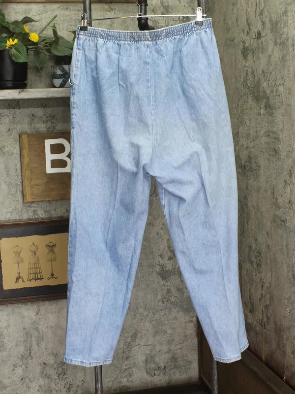Vanity Fair Pull-On Denim Jeans with Elastic Waist Light Blue 18W Reg - Image 2