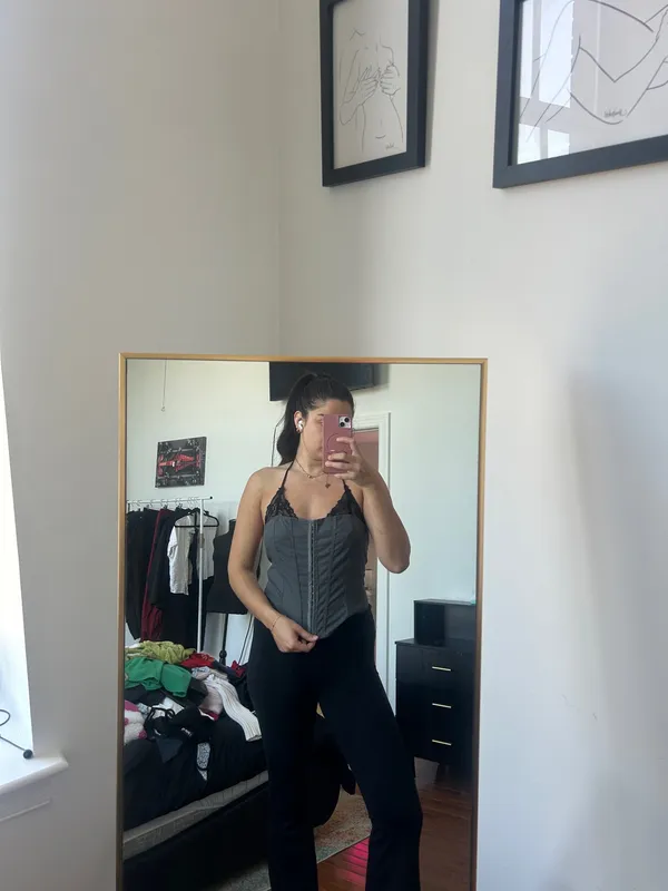 SheIn Grey corset top - Image 2