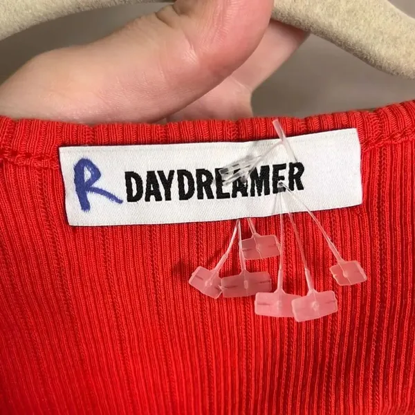 ✨Daydreamer Red Bow Tank Sz Small Top with White Stars✨ - Image 6