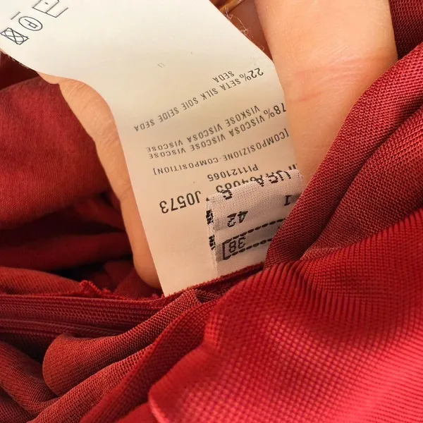 Plein Sud y2k Red Draped Dress - Image 3