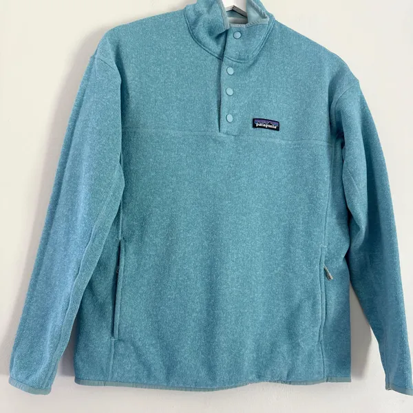 Patagonia Women’s Lightweight Better Sweater in Marsupial Blue Size Medium - Image 4