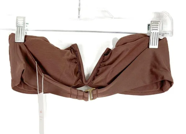 NWT Andie Swim The Scala Top Flat in Espresso Brown Size Small S NEW - Image 6