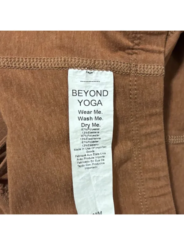 Beyond Yoga Spacedye Uplevel Midi Jumpsuit Size M In Caramel Toffee - Image 8