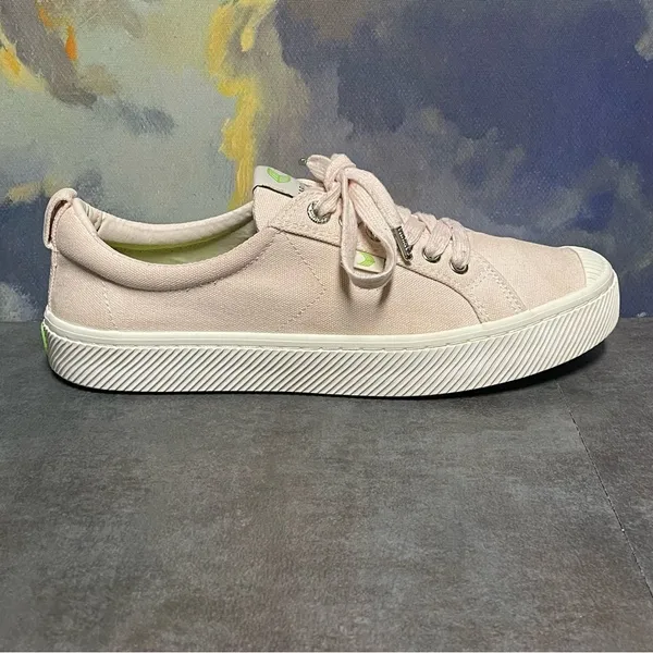 Cariuma Light Pink Canvas OCA Low Cut Women's Sneakers Size 10 - Image 11