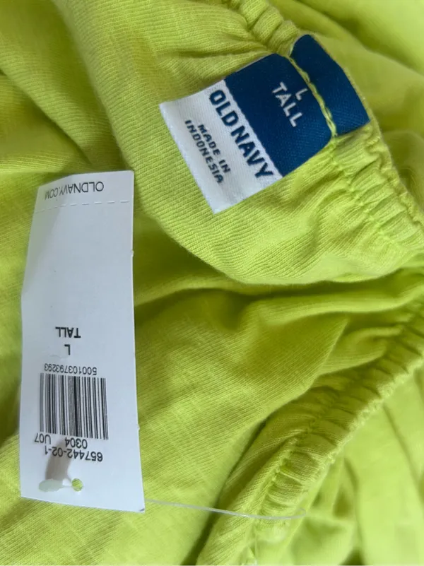 NWT‎ Old Navy Neon Sleeveless Halter Tie Neck Open Back Midi Dress Large Tall - Image 4