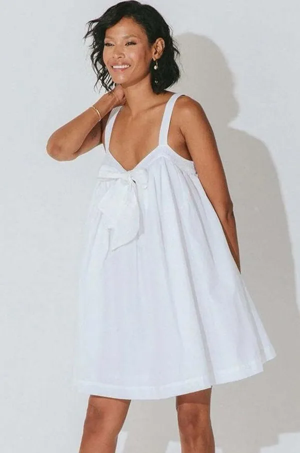 Cleobella White Shayla Mini Dress Sz.XS - Image 3