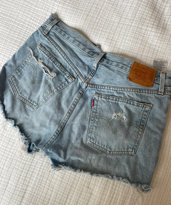 Levi's 501 Denim Shorts - Image 3