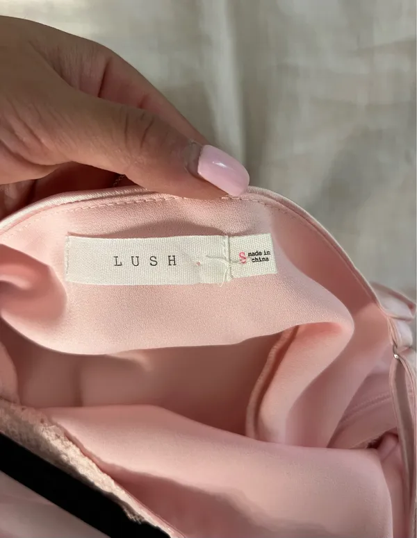 Pink Lush Mini Dress - Image 3