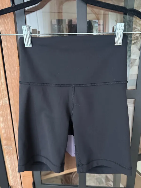 Lululemon Wunder Train High-Rise Shorts 6" drawstring adjustable waisted biker - Image 3