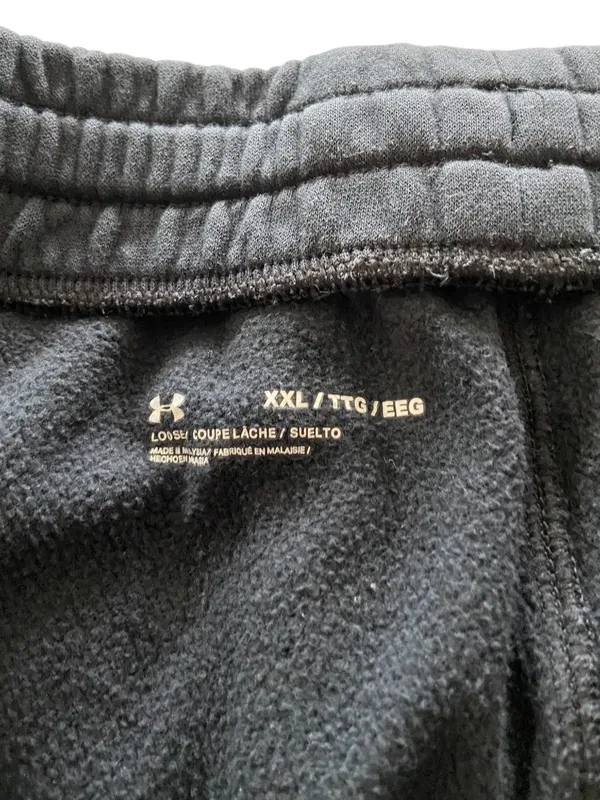 Under Armour Joggers Black Size XXL Athleisure Gym Workout Athletic Loungewear - Image 4