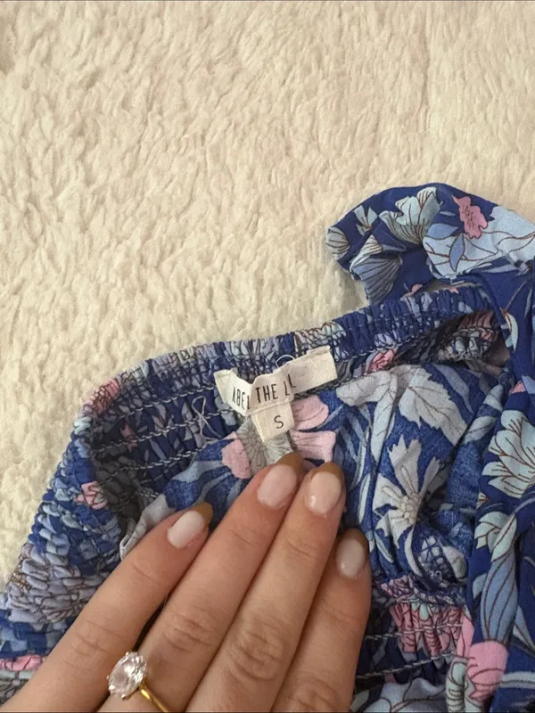 Anthropologie Abel The Label Floral Maxi Dress Size Small Sleeveless Backless - Image 7