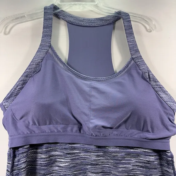 MPG‎ Athletic Dress Purple/Gray Stretch Bra Pockets Pickleball Golf Outdoors XL - Image 10
