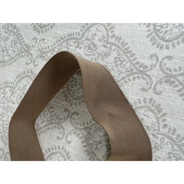 Vintage Statement Belt Womens Elastic‎ Waist 90s Retro Wide Brown Tan M/L Hook - Image 5