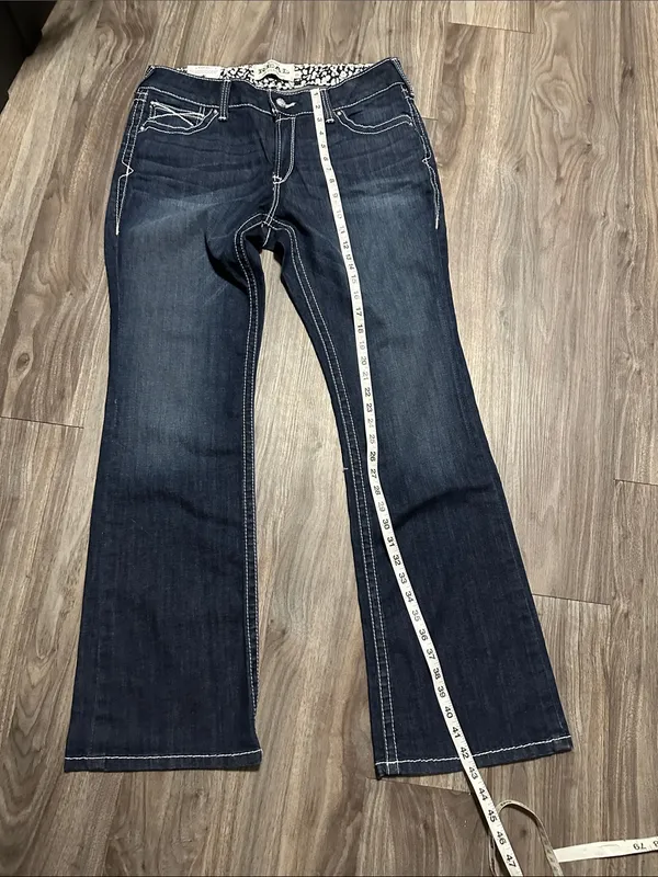 Ariat Women's Dark Blue Bootcut Jeans - Image 10