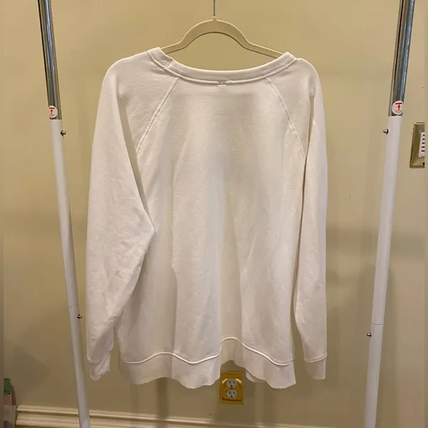 Old Navy White Sweatshirt with Colorful Design - Image 3