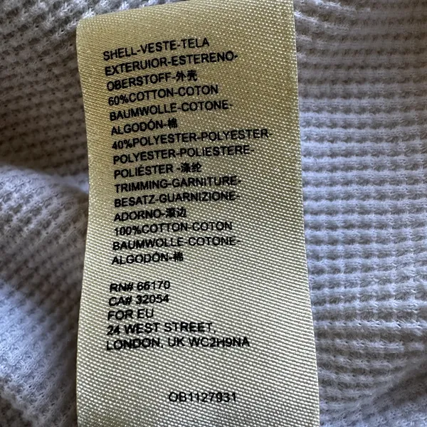 Anthropologie Real Fun, Wow! Gratitude Graphic Sun Waffle Thermal Top Cream M - Image 4