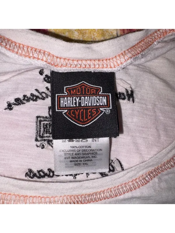 Harley-Davidson MotorcyclesnWomans XXL Hays Kansas Summer Eagle T-Shirt Wings - Image 6