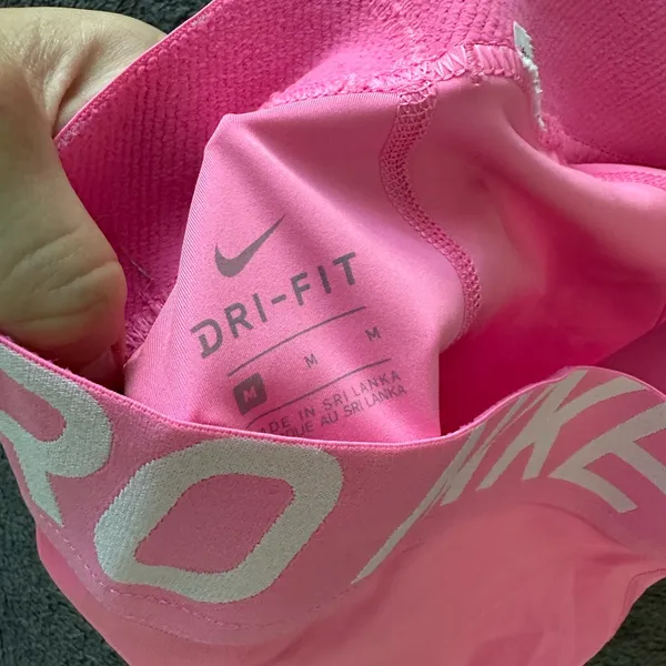 Nike Women's Bright Pink Athletic Shorts - Image 3