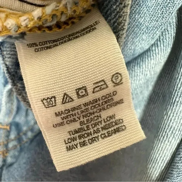 Free People Maggie Mid Rise Straight Leg Jeans in Aged To Perfection Size 27 - Image 10