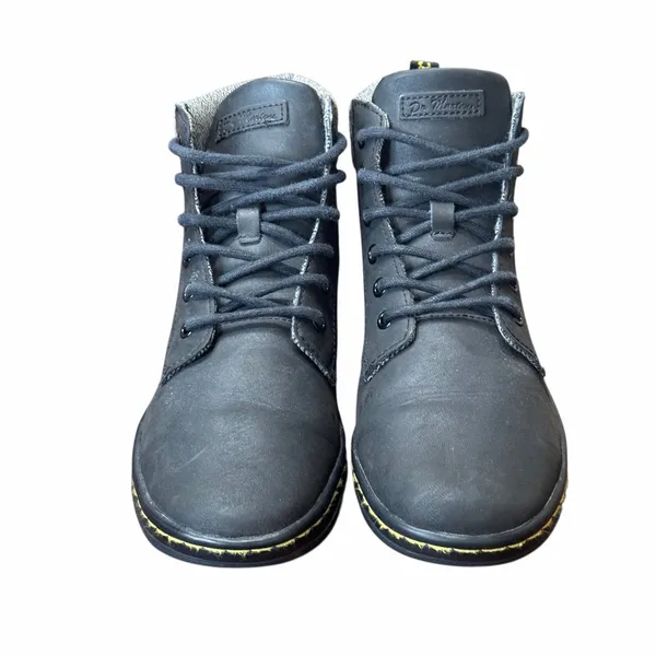 Dr Martens Air Wair Maelly Boots Black Lace Up Chuckka Leather Women's Size 9 - Image 3
