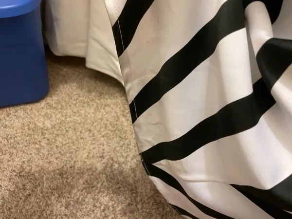 David's Bridal Chevron Prom Dress - Image 4