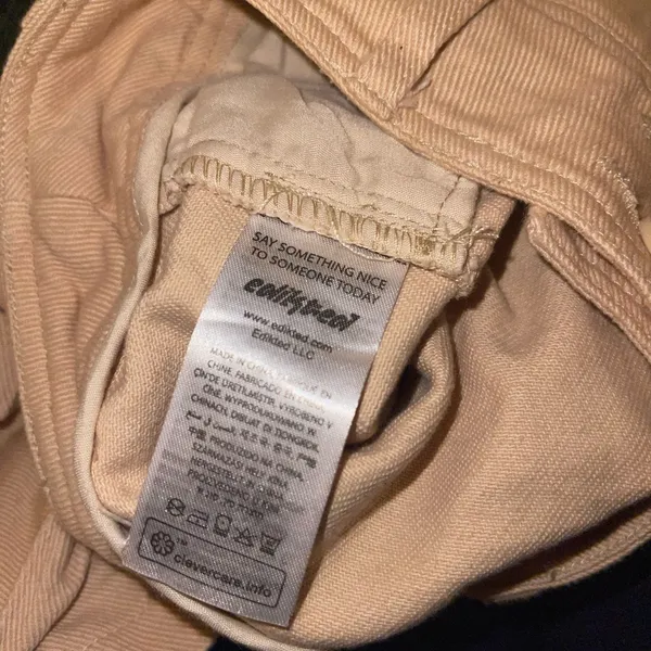 Edikted Katya Women's Tan Cargo Skirt Size Large - Image 5