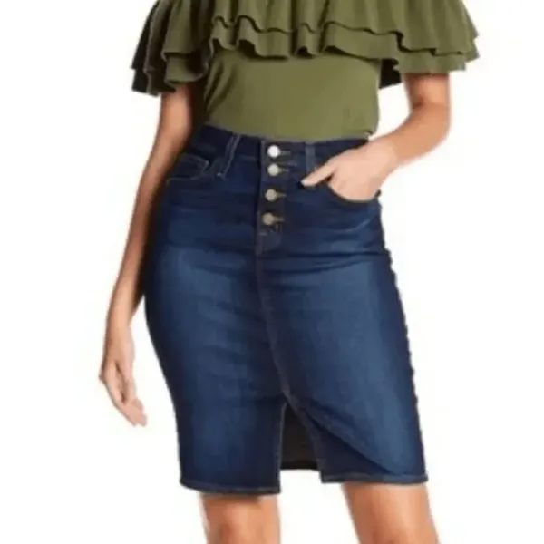 Big Star Stella High Rise Denim Pencil Skirt Size 26 Small - Image 8