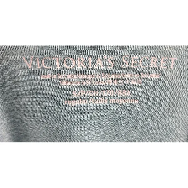 Victoria's Secret Polka Dot Sleep‎ Top Pajama Shirt Blue Small S Button Front - Image 3