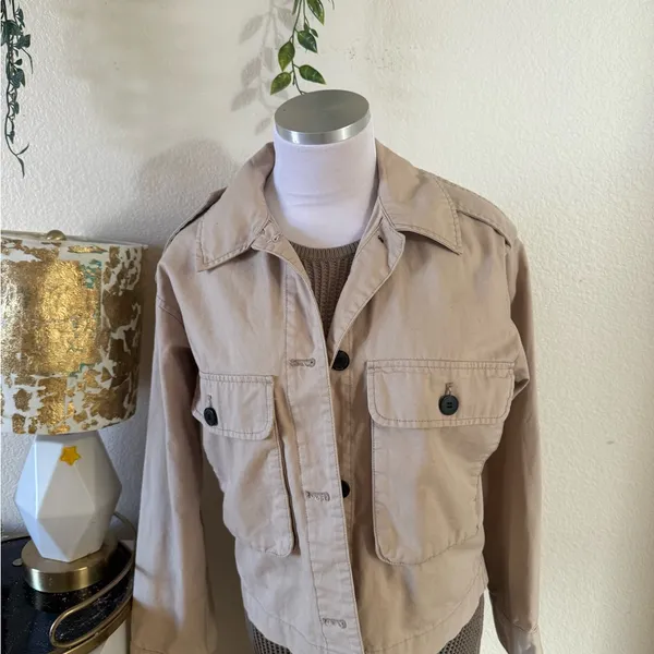 H&M Tan Utility Jacket - Image 2