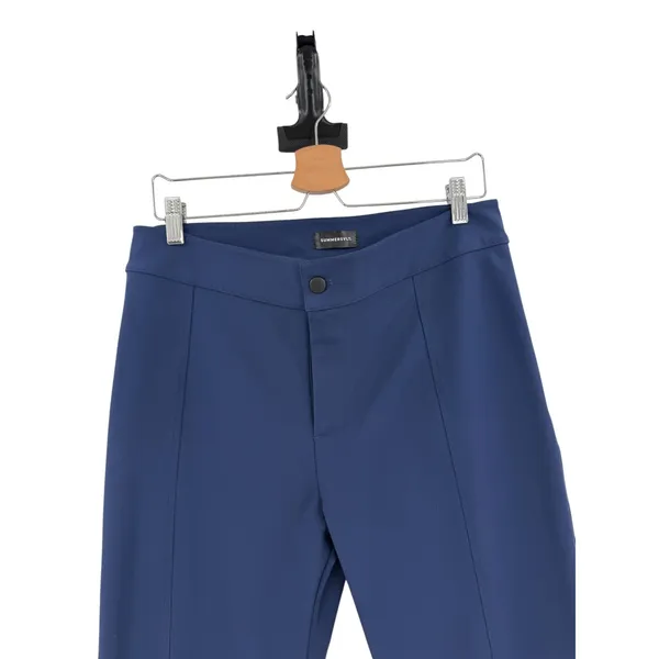 Summersalt Multitasking Slit Front Ankle Pants Deep Sea Navy Blue Size 8 - Image 3