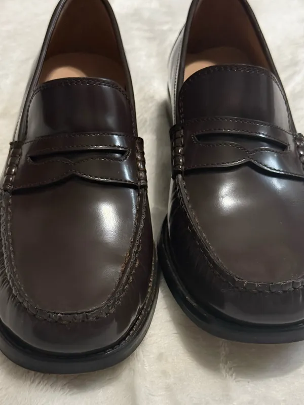 Cole Haan Women's Lana Lux Penny Remastered Loafers in Dark Brown Leather - Image 6