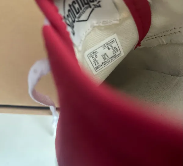 Vans Custom Authentic Suede Red - Image 9