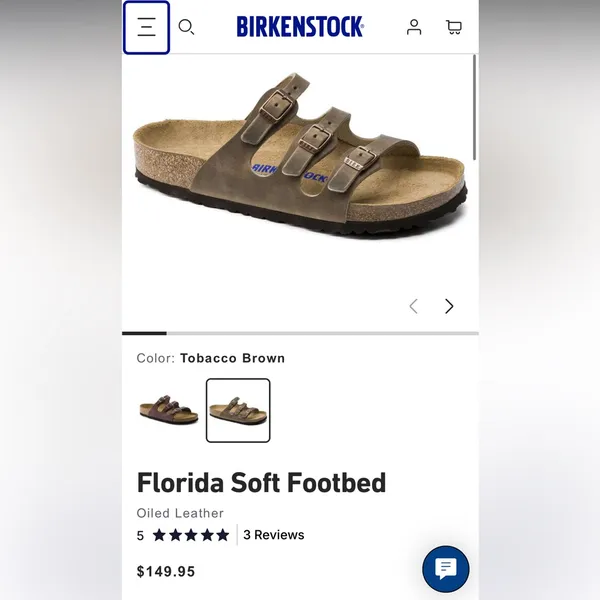 Birkenstock Florida BS Tabacco Brown Sandals - Image 5
