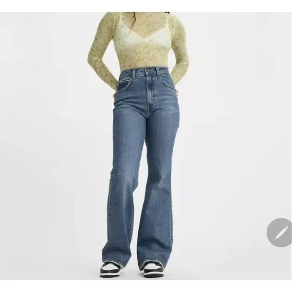 Levis Jeans‎ 28x32 Flare Sonoma Step 70's Ultra High Rise Waist Kendrick Lamar - Image 14