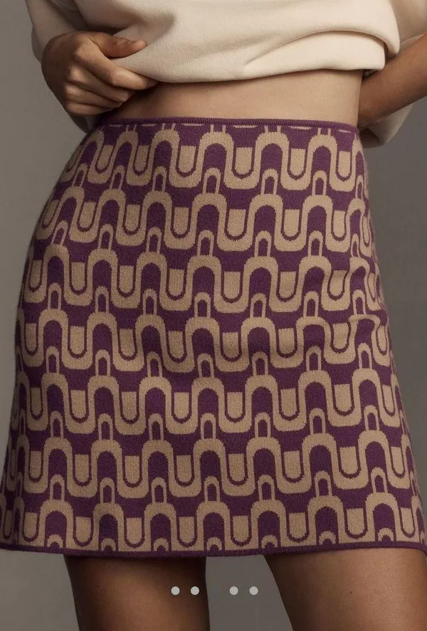 Anthropologie Maeve mod sweater mini skirt - Image 3